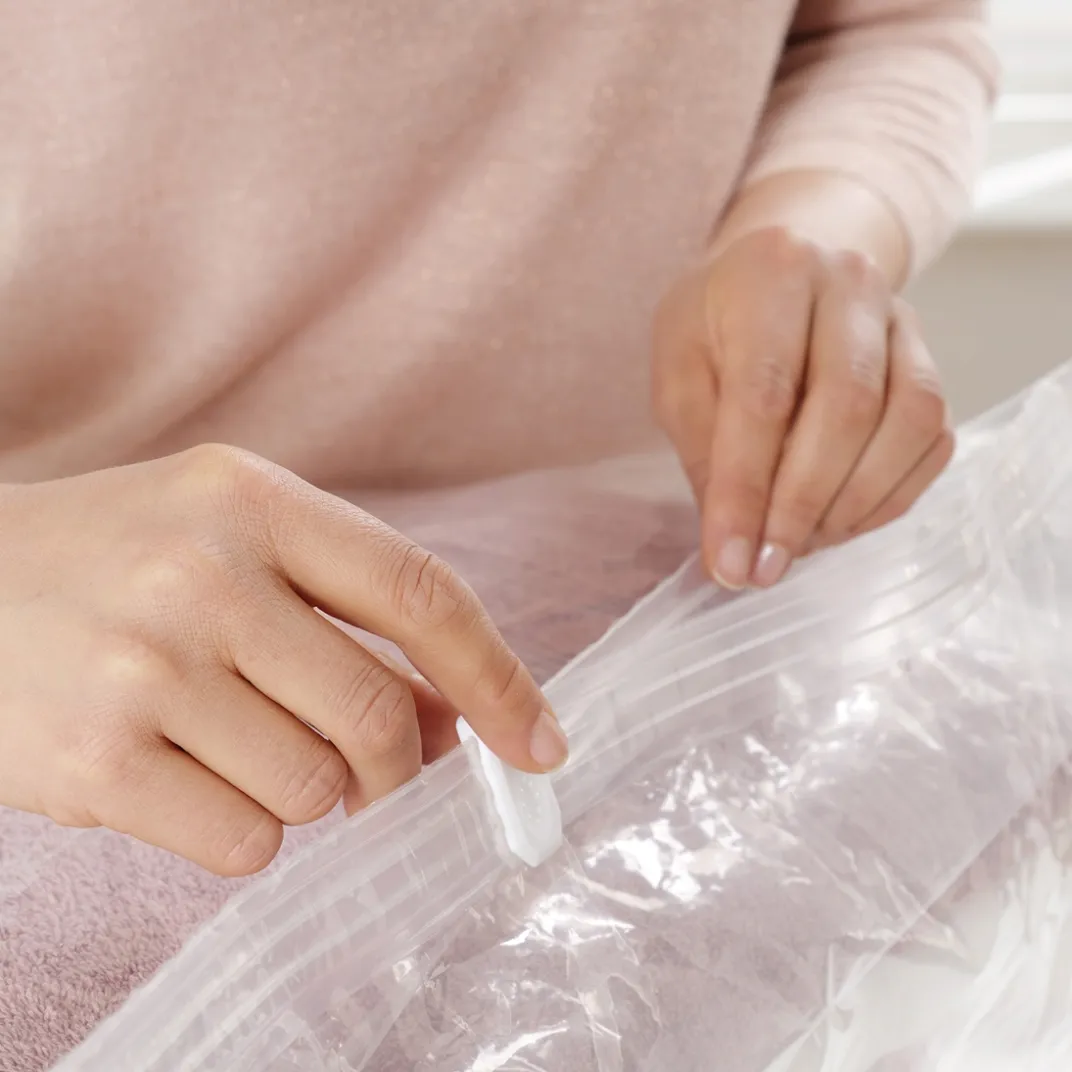 Housses Et Accessoires De Rangement|Tempsl Lot de 10 housses sous vide + pompe