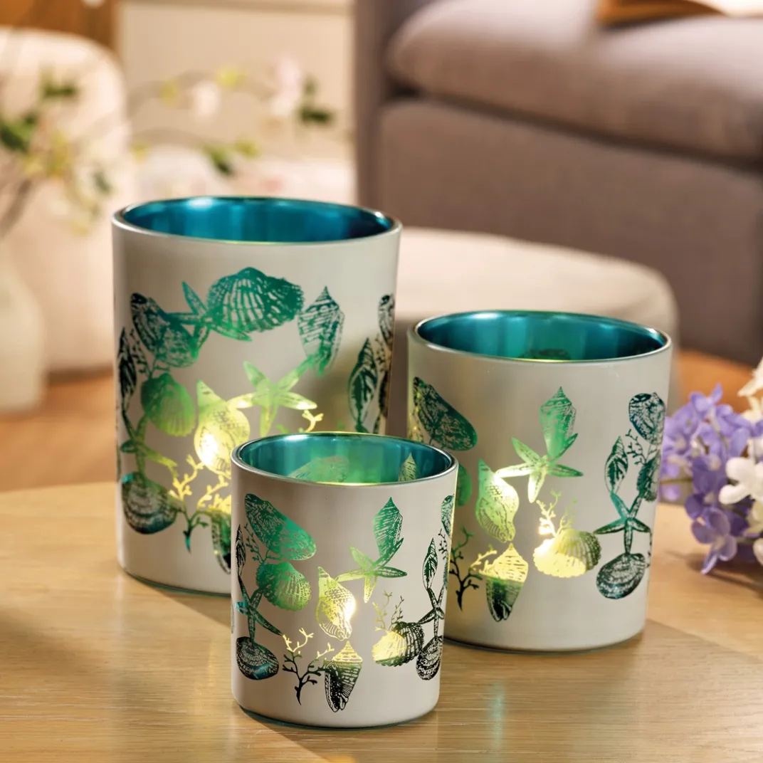 Décorations|Tempsl Lot de 3 photophores