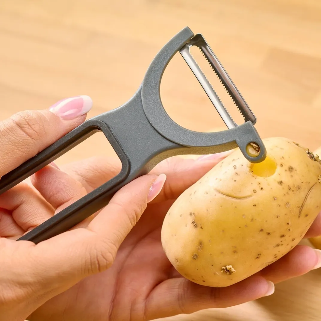 Découpe|Ustensiles De Cuisine Malins|Tempsl Lot de 3 éplucheurs légumes