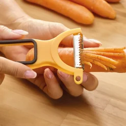 Découpe|Ustensiles De Cuisine Malins|Tempsl Lot de 3 éplucheurs légumes