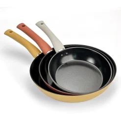 Cuisson Et Accessoires|Tempsl Lot de 3 poêles