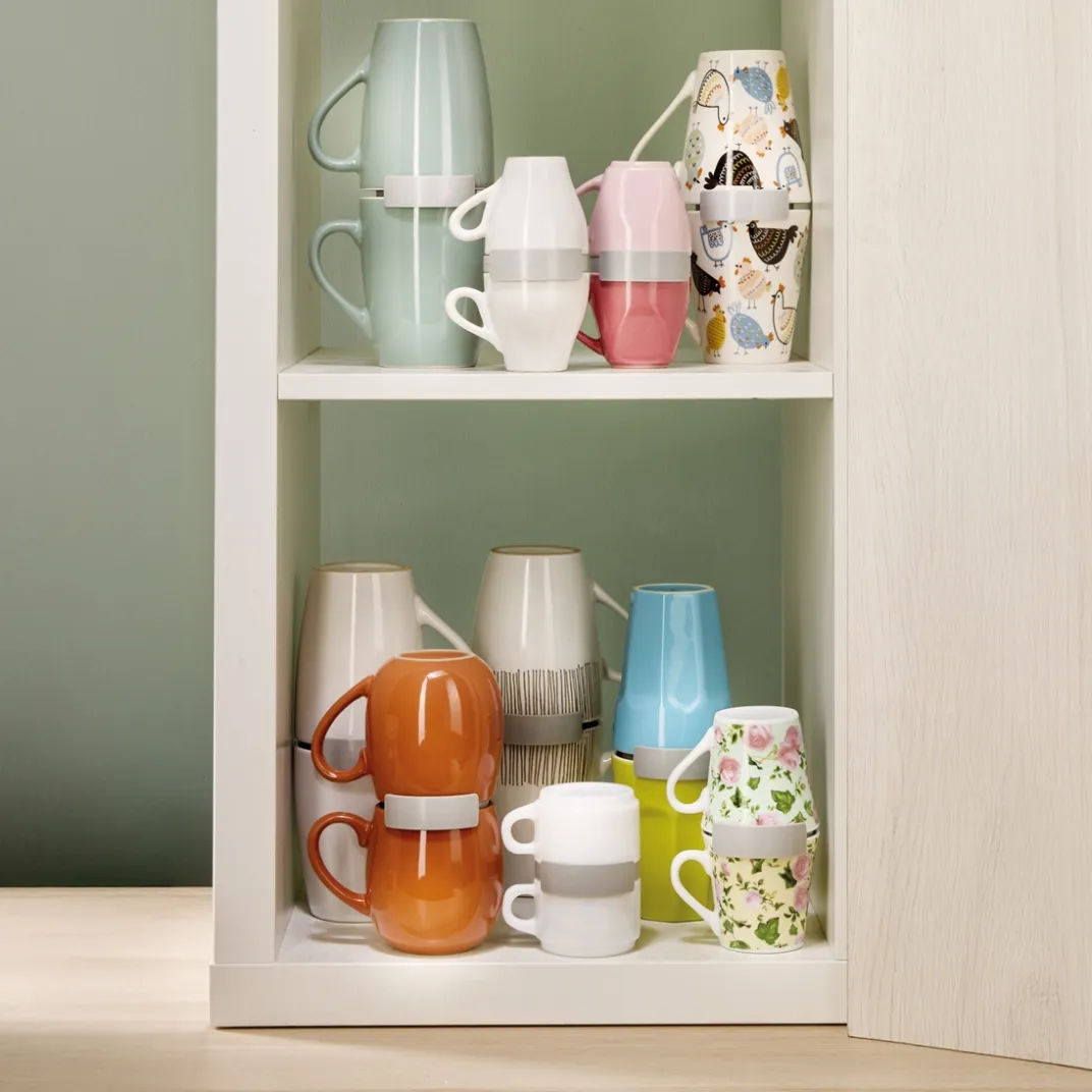 Organisation Et Entretien|Tempsl Lot de 6 ranges tasses