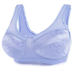 Sous-Vêtements|Tempsl Lot de 2 Satin Bra Lot n°2 : Rose + bleu - taille M