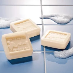 Salle De Bain Et Hygiène|Tempsl Lot de 3 savons au lait d’ânesse