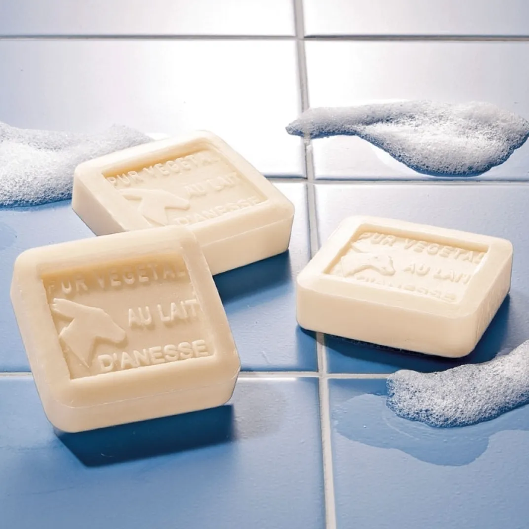 Salle De Bain Et Hygiène|Tempsl Lot de 3 savons au lait d’ânesse