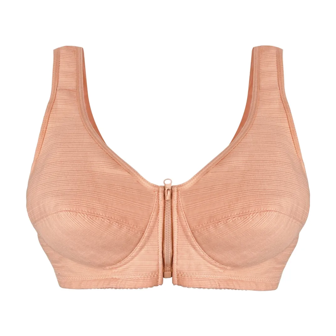 Sous-Vêtements|Tempsl Lot de 3 soutiens-gorge zippés Gris + vieux rose + chair - taille M