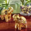 Décorations|Tempsl Lot de 2 statuettes éléphants