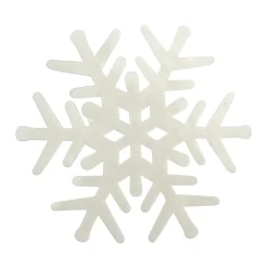 Décorations Intérieures Noël|Décorations|Tempsl Lot de 10 stickers flocons fluorescents