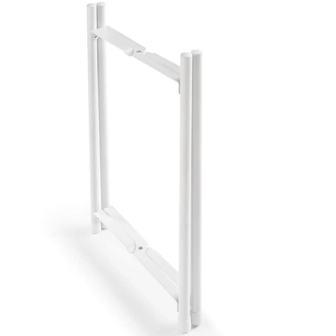 Décorations|Tempsl Lot de 2 supports plantes blancs