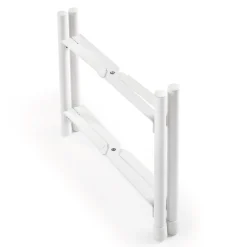 Décorations|Tempsl Lot de 2 supports plantes blancs