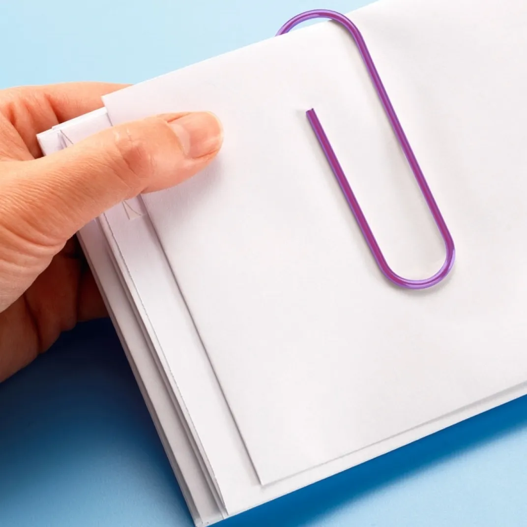 Accessoires Bureau|Tempsl Lot de 12 trombones couleur XXL