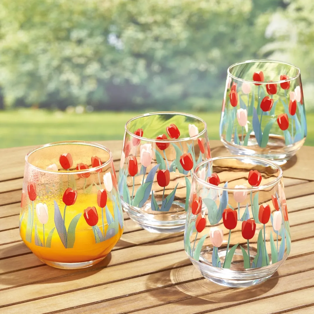 Art De La Table|Tempsl Lot de 4 verres tulipes