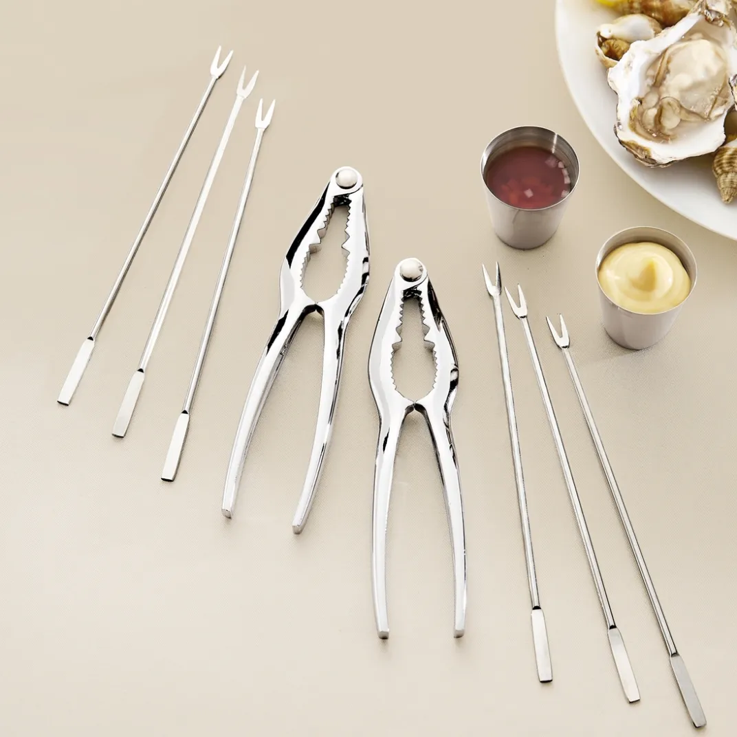 Repas De Noël|Découpe|Tempsl Lot ustensiles crustacés 10 pièces