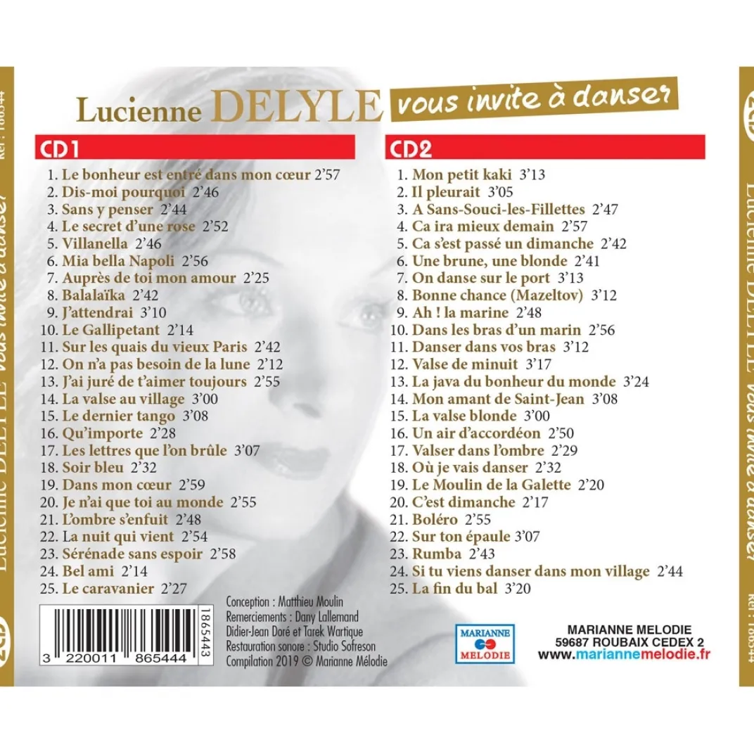 Cd, Dvd, Livres Et Jeux|Tempsl Lucienne DELYLE vous invite à danser : 2 CD