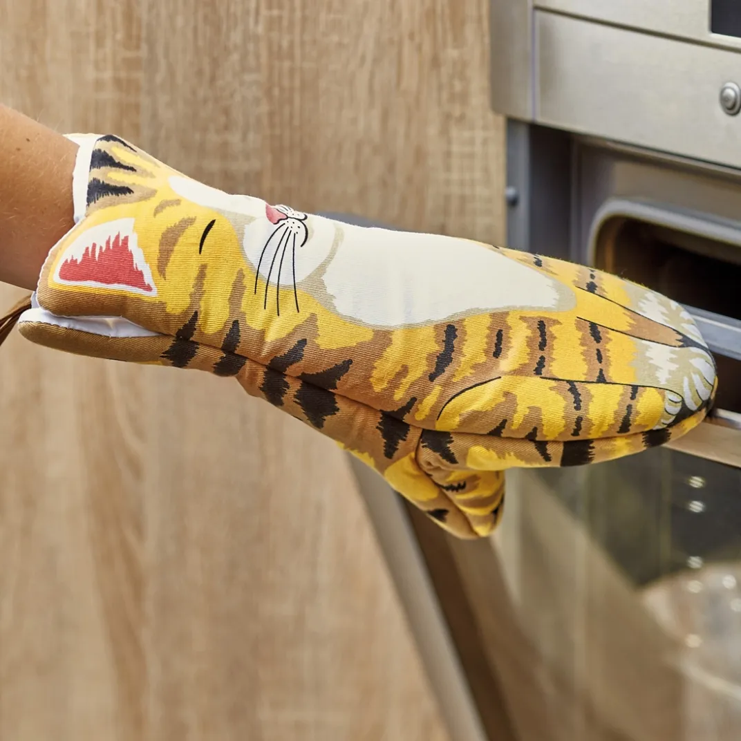 Cuisson Et Accessoires|Tempsl Manique chat roux tigré