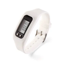 Aide Et Accessoires Confort|Tempsl Montre podomètre silicone Noire, Blanc ou Fleurs