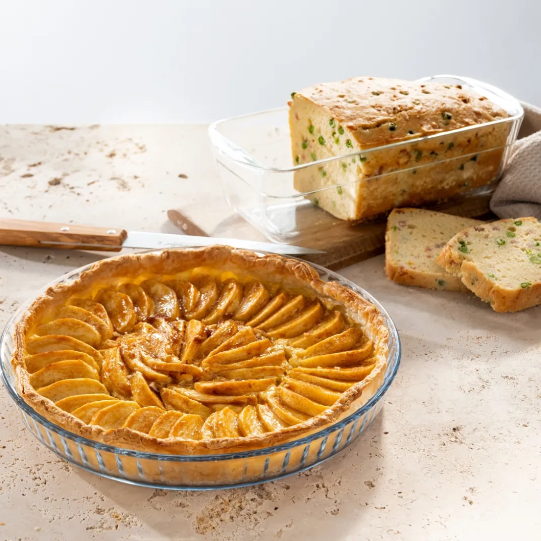 Accessoires Pâtisserie Et Confiture|Tempsl Moule à cake ou à tarte borosilicate