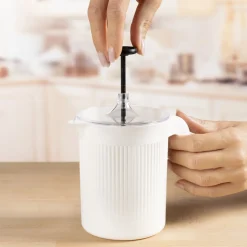 Accessoires Petit-Déjeuner|Tempsl Mousseur à lait manuel