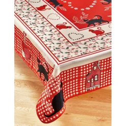Art De La Table|Tempsl Nappe chats joueurs Ronde ou Rectangle