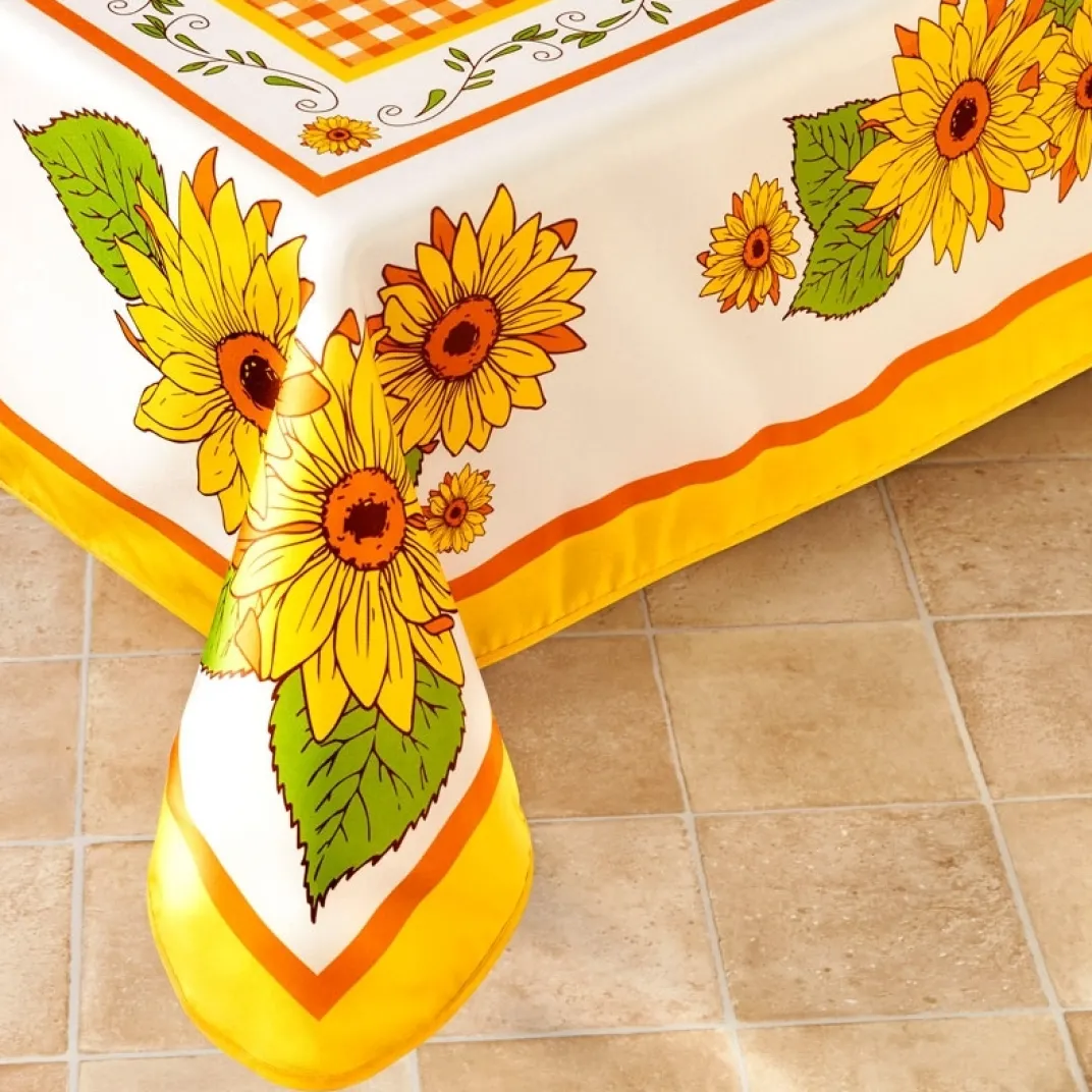 Art De La Table|Tempsl Nappe tournesols ronde ou rectangulaire
