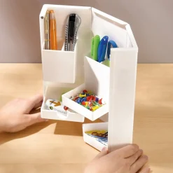 Accessoires Bureau|Tempsl Organiseur de bureau repliable