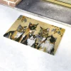 Décorations|Décorations Jardin Et Extérieur|Tempsl Paillasson 5 chats