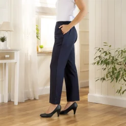 Vêtements|Tempsl Pantalon à pinces confort Blanc - taille 42