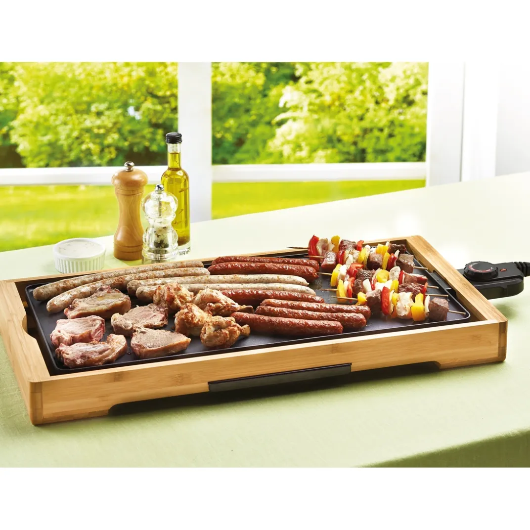 Cuisson Et Accessoires|Petit Électroménager|Tempsl Plancha bambou
