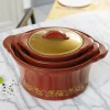 Art De La Table|Tempsl 3 plats isotherme liseré doré