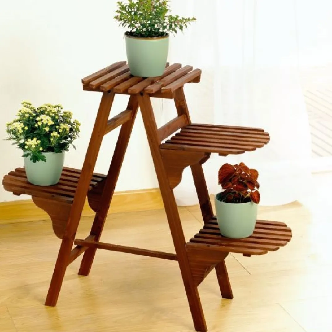 Décorations|Petits Meubles|Tempsl Porte plantes en bois