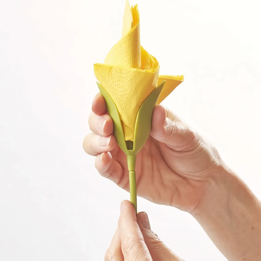 Art De La Table|Tempsl 4 porte-serviettes tulipe ou 2 lots de 4 porte-serviettes tulipe