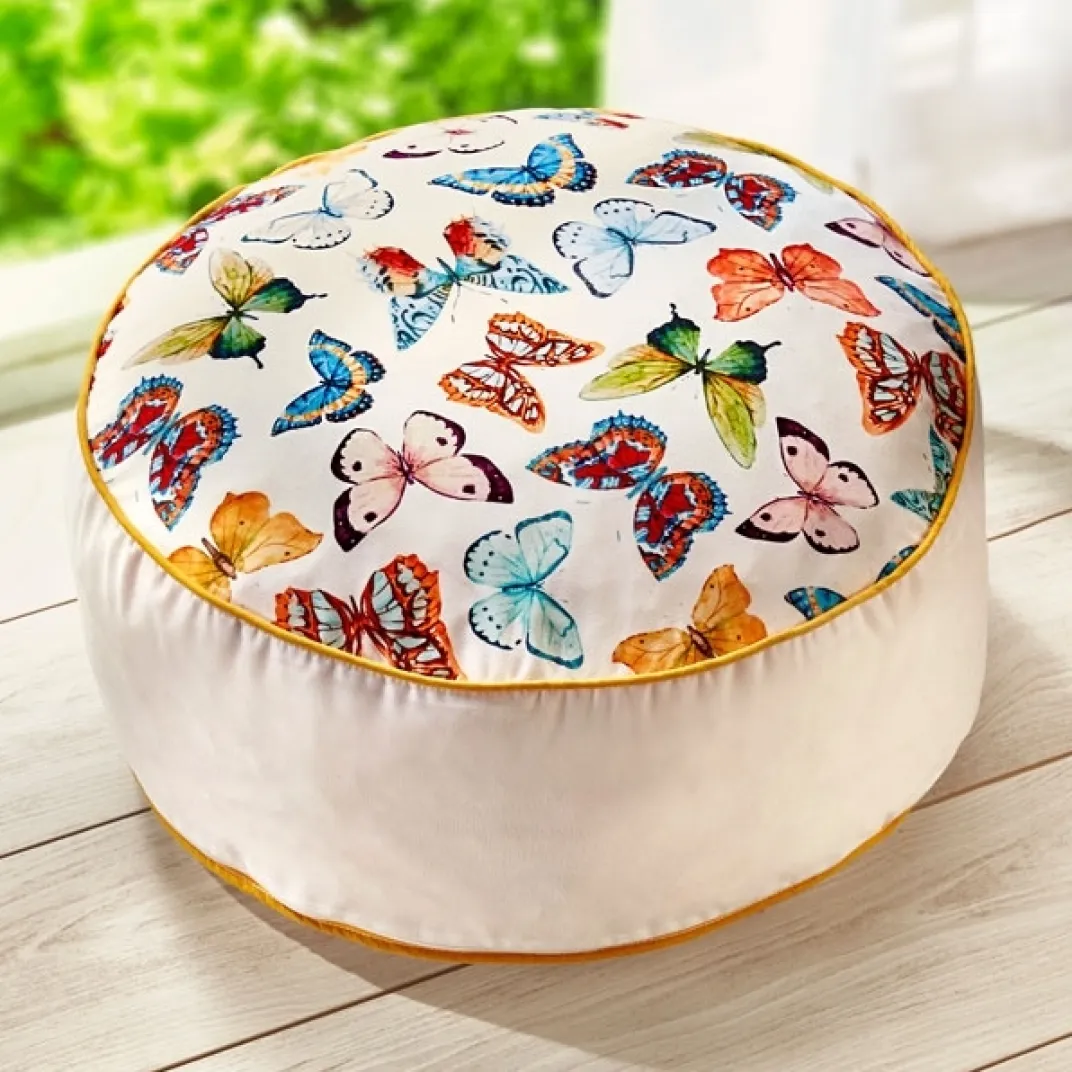 Décorations|Décorations Jardin Et Extérieur|Tempsl Pouf papillons
