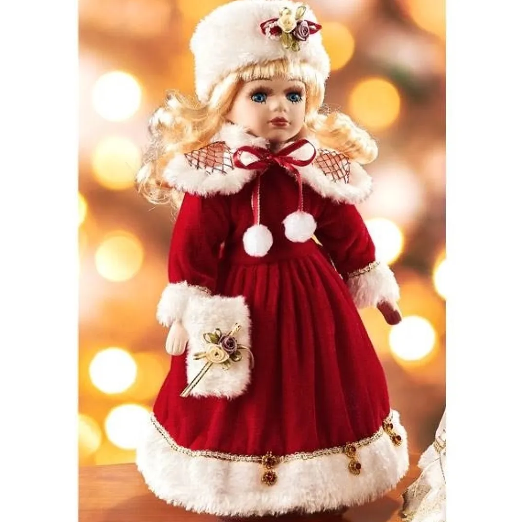 Accessoires Mode|Tempsl Poupée d'ornement Noël