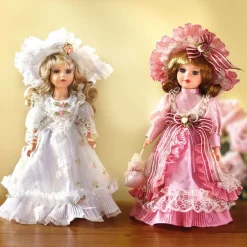 Décorations|Tempsl Poupée d'ornement romantique Rose ou Blanche