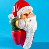 Décorations Extérieures Noël|Décorations Lumineuses|Tempsl Père Noël lampe torche