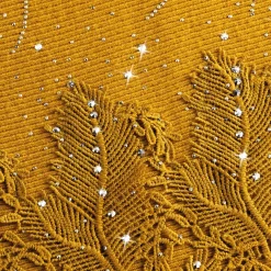 Vêtements|Tempsl Pull dentelle & strass jaune