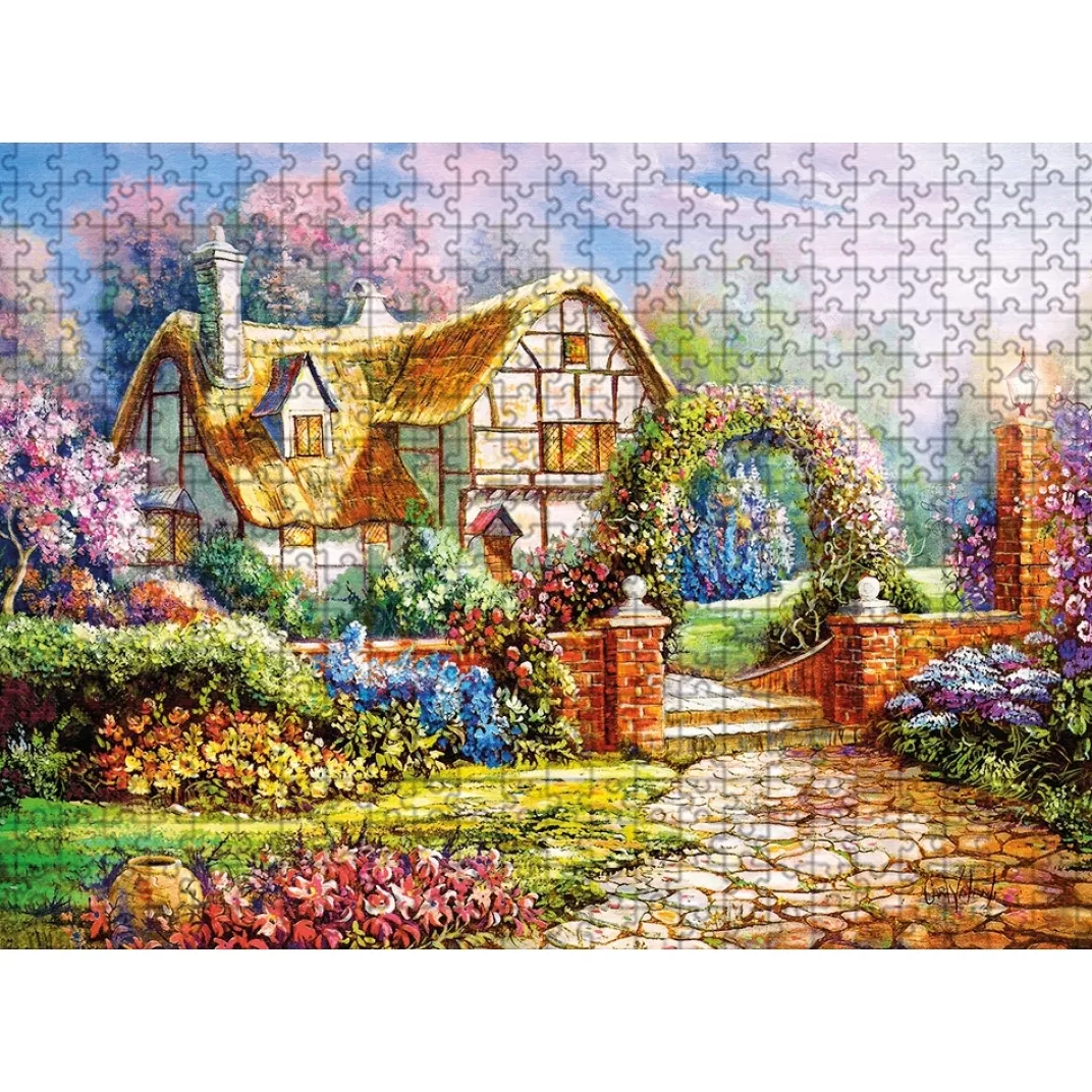 Loisirs Créatifs|Tempsl Puzzle 500 pièces Jardin anglais