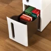 Organisation Et Entretien|Décorations|Tempsl Resserre de cuisine blanche 2 tiroirs