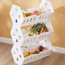 Organisation Et Entretien|Tempsl Resserre à légumes blanche