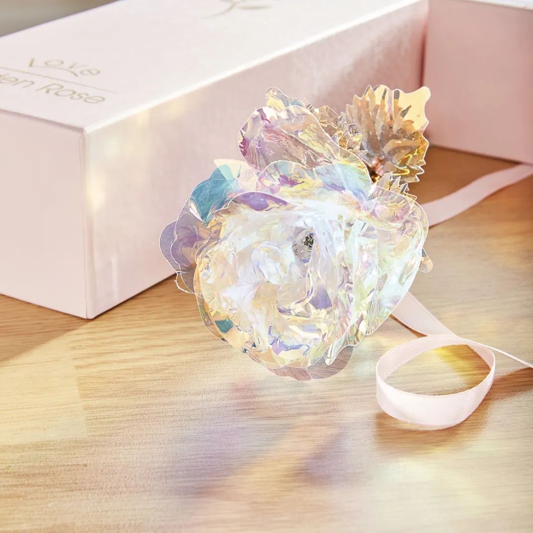 Décorations|Tempsl Rose dans son coffret