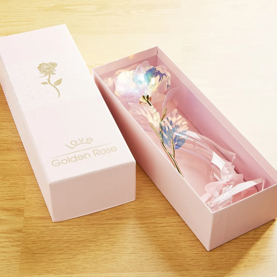 Décorations|Tempsl Rose dans son coffret
