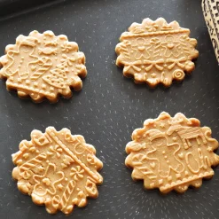 Repas De Noël|Accessoires Pâtisserie Et Confiture|Tempsl Rouleau à pâtisser Empreinte