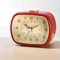 Accessoires Bureau|Tempsl Réveil rétro vert ou rouge