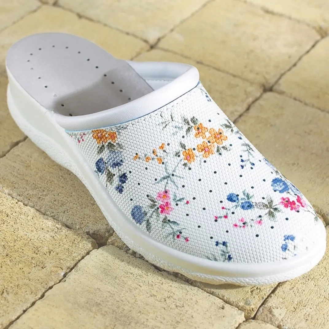 Chaussures, Chaussons Et Accessoires|Accessoires Et Outils Jardin|Tempsl Sabots Fleuris Bleu t41 - taille 41
