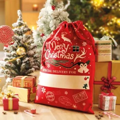 Emballages Cadeaux|Tempsl Sac à cadeaux rouge