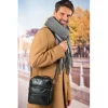 Sacs, Bijoux Et Accessoires|Tempsl Sacoche homme cuir noir