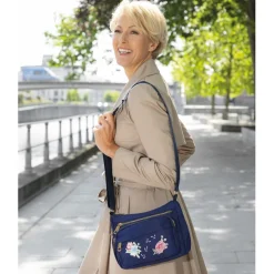 Sacs, Bijoux Et Accessoires|Tempsl Sac RFID multipoches brodé