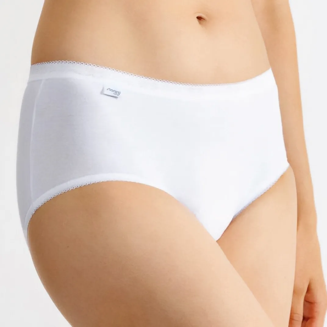 Sous-Vêtements|Tempsl Sloggi® Basic+ midi Blanc - taille 40