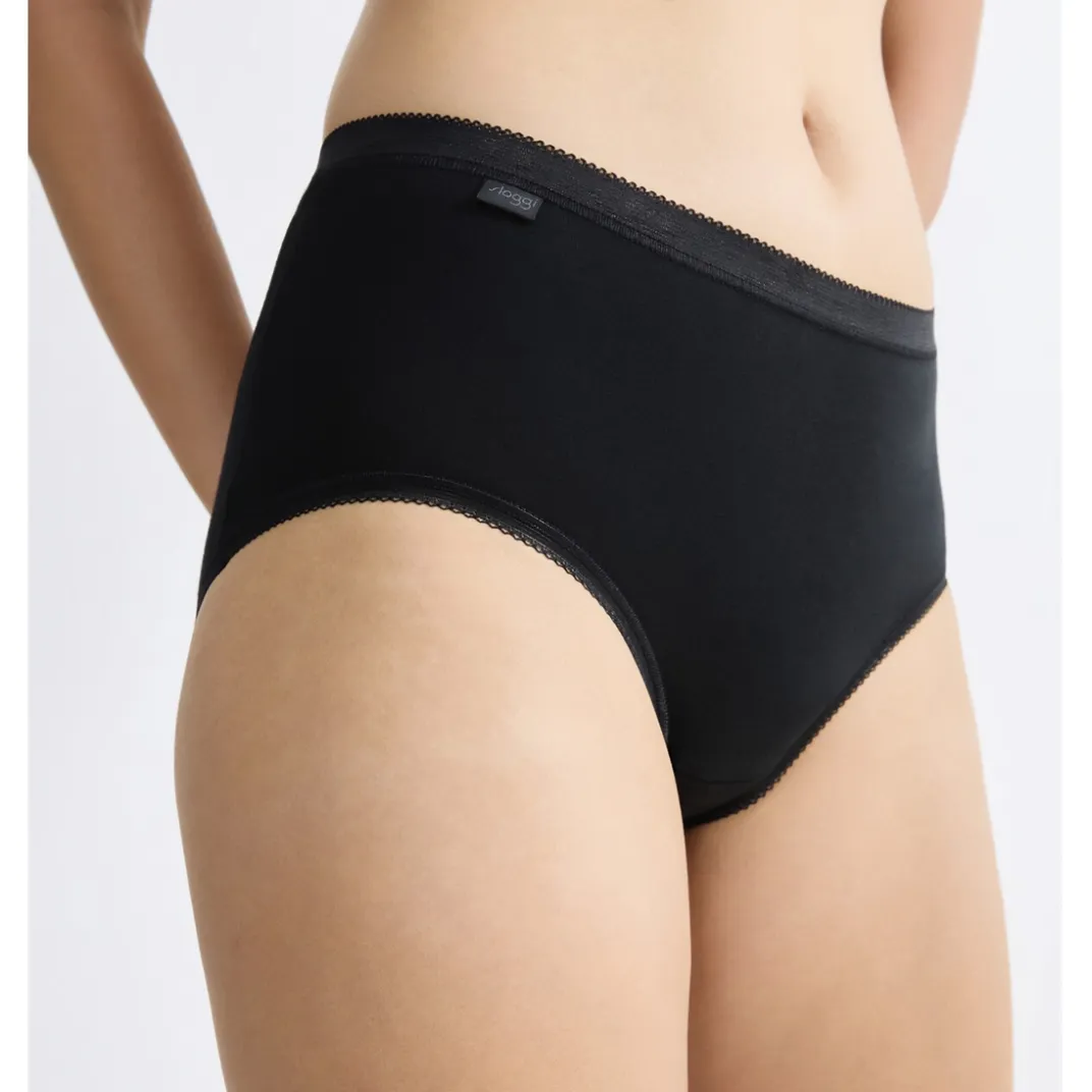 Sous-Vêtements|Tempsl Sloggi® Basic+ midi Noir - taille 42