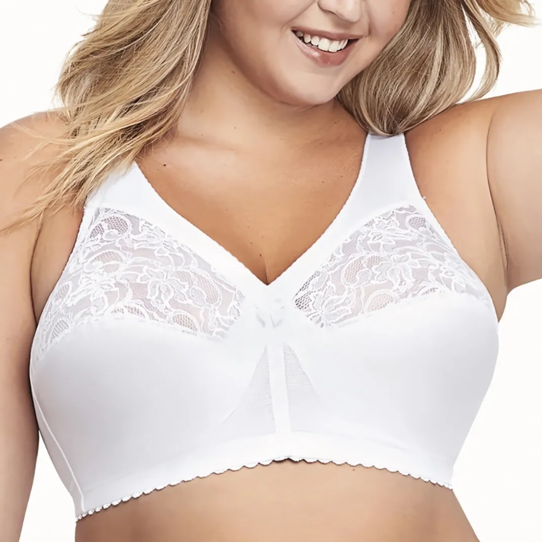 Sous-Vêtements|Tempsl Soutien-gorge Grand Soutien Magic Lift de Glamorise® Blanc - taille 95D